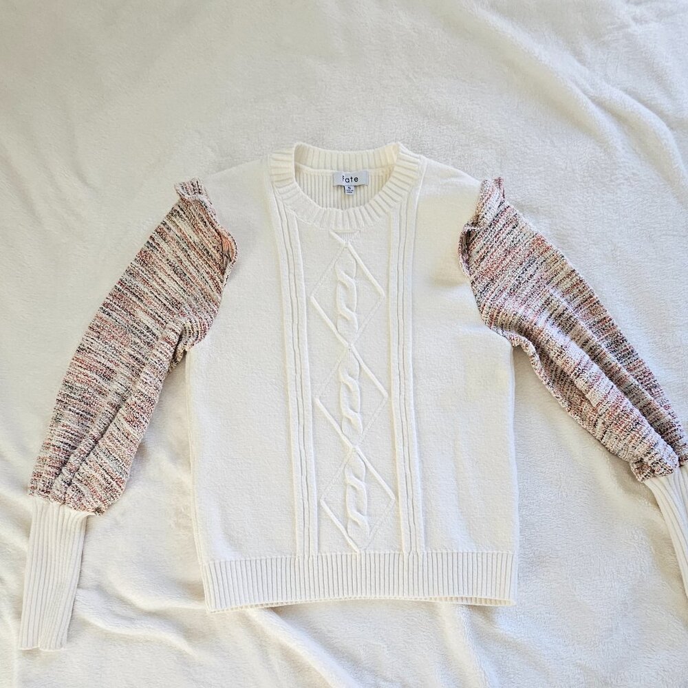 Cable knitted sweater